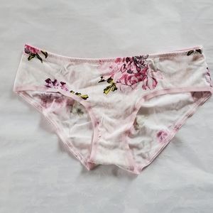 💖💕NWT Victoria's secret hipster ruched panties floral XS panty